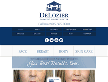 Tablet Screenshot of drdelozier.com
